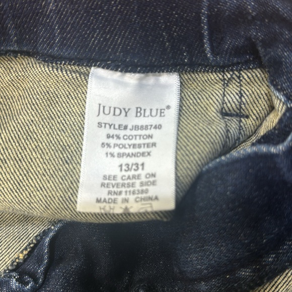 Judy Blue Denim Jean Jogger Style Size 13/31 - Picture 9 of 10